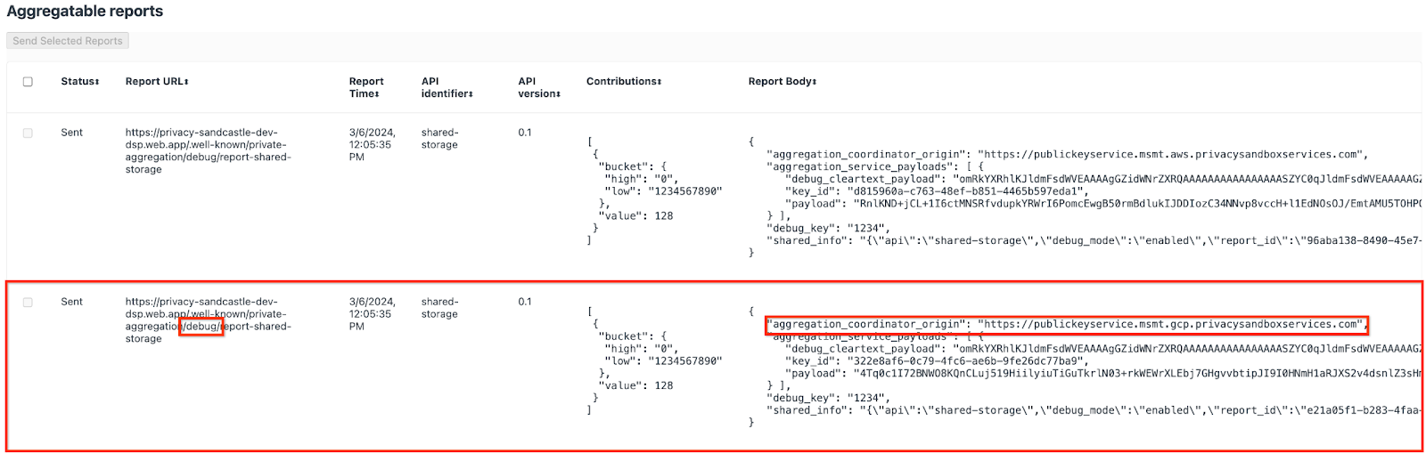 Google Cloud Debug Report.