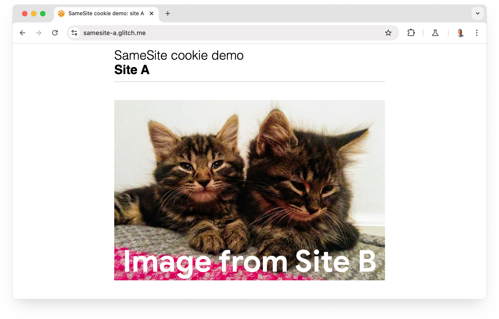 Witryna demonstracyjna plików cookie SameSite samesite-a.glitch.me