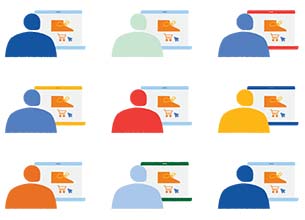 Una raccolta di utenti che eseguono la stessa azione nel browser (ad esempio, l'acquisto di un paio di scarpe) può aggregare le conversioni.