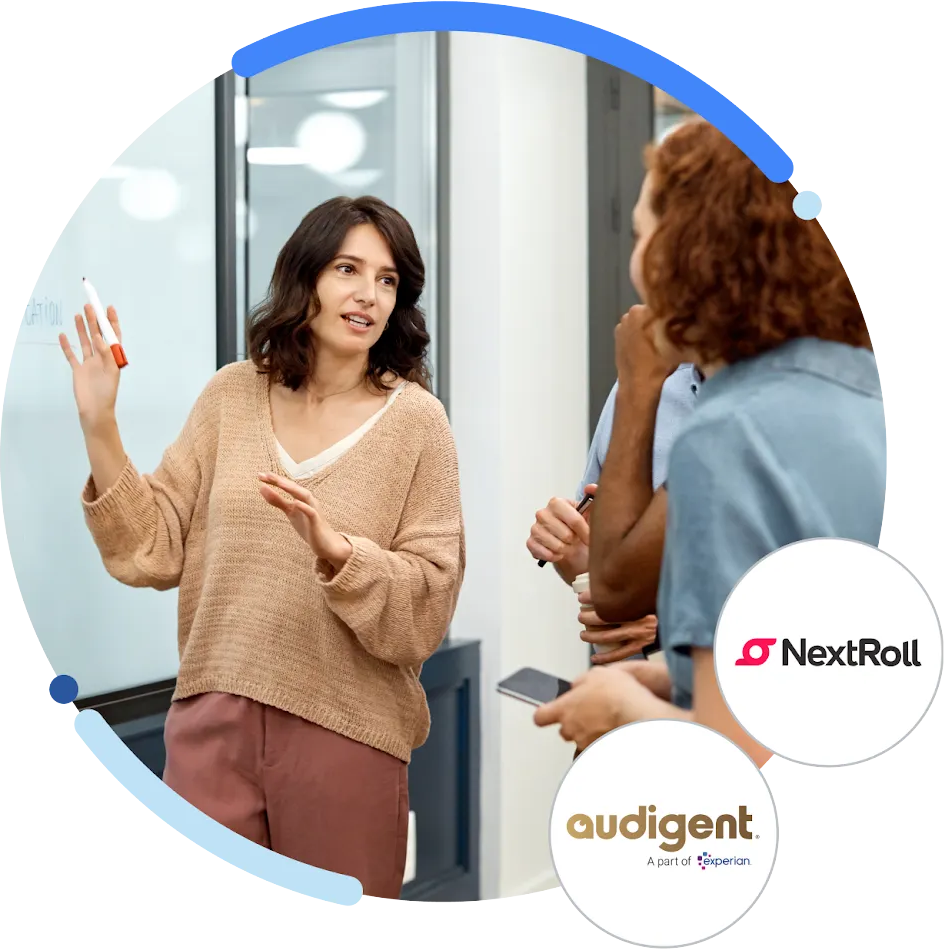 Büropersonal von NextRoll Audigent